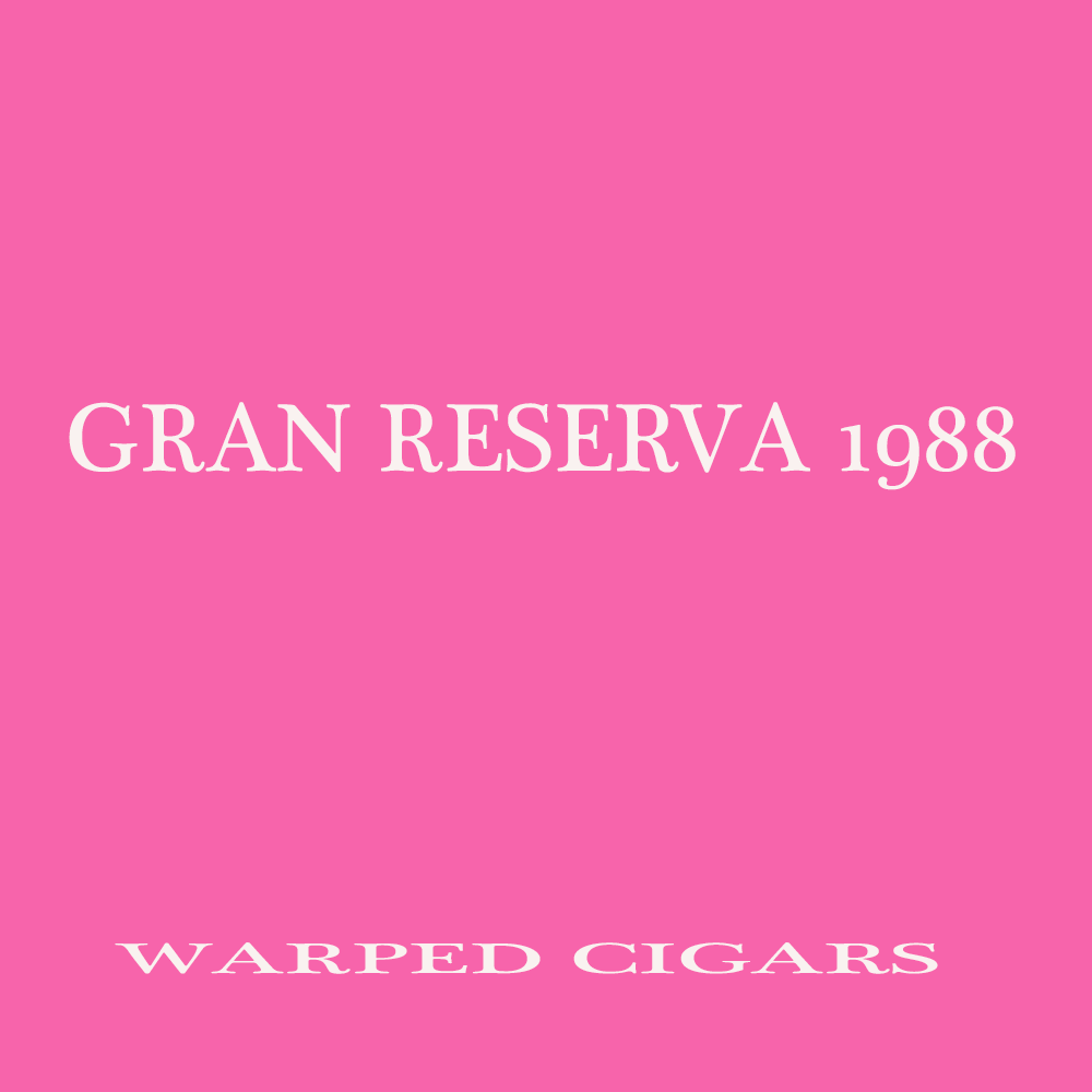 Warped Serie Gran Reserva 1988 Box Single