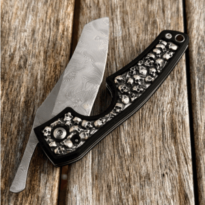 Les Fines Lames le PETIT Omnia Vanitas Sterling silver - Damask blad - Custom Special Edition